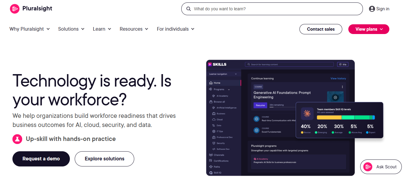 Pluralsight Skills