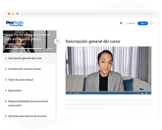 Biblioteca de cursos + Sistema de gestión de aprendizaje (LMS)