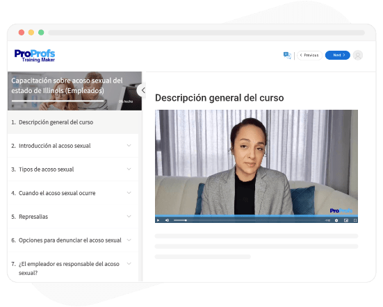 Biblioteca de cursos + Sistema de gestión de aprendizaje (LMS)
