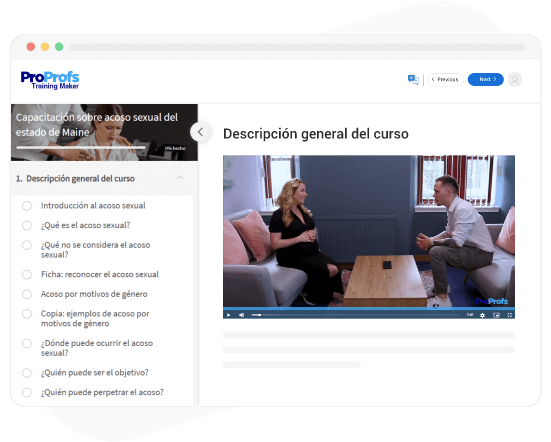 Biblioteca de cursos + Sistema de gestión de aprendizaje (LMS)