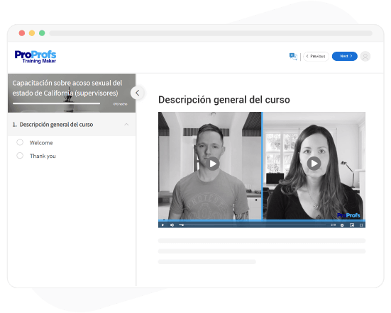 Biblioteca de cursos + Sistema de gestión de aprendizaje (LMS)