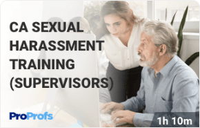 CA Sexual Harassment Training (Supervisor)