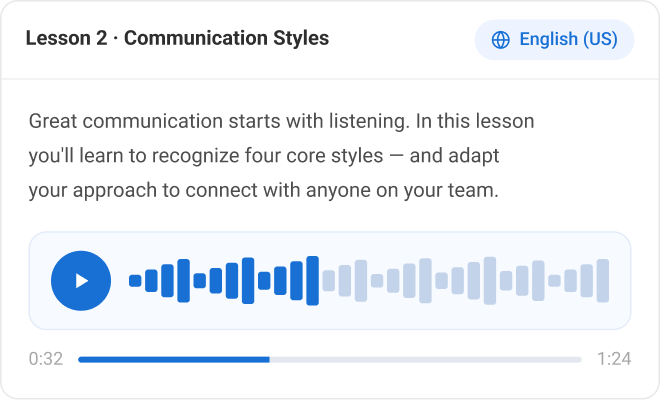 AI Voiceovers & Accessibility
