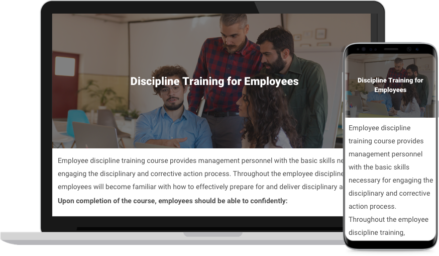 Discipline Training Course for Employees
