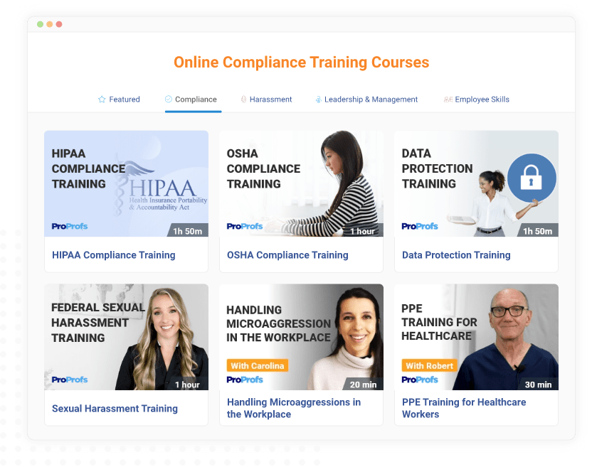 Compliance Training Courses