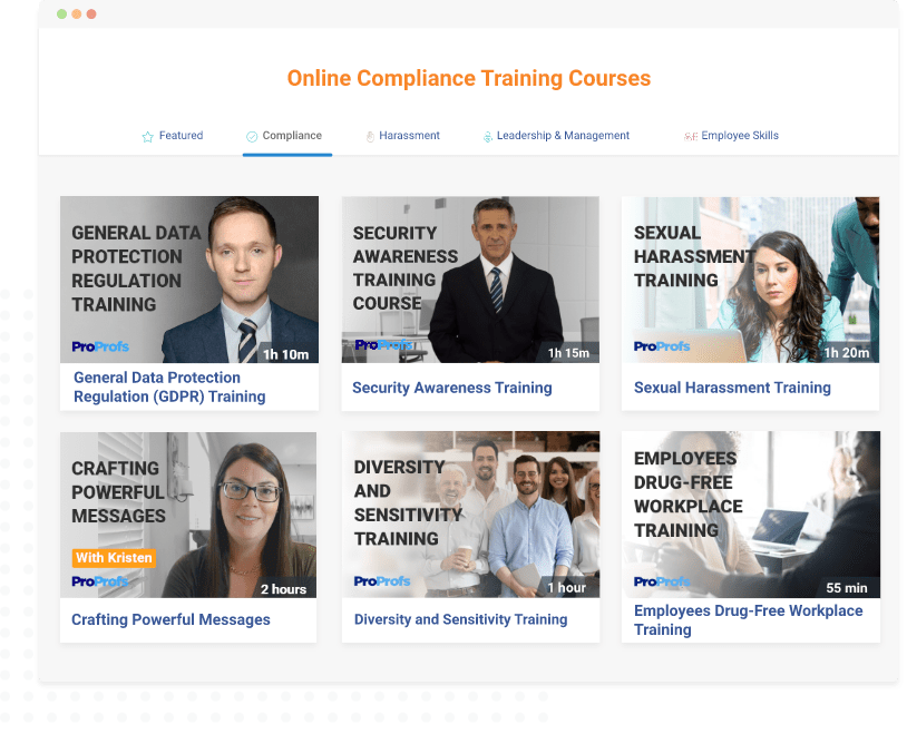 Compliance Training Courses