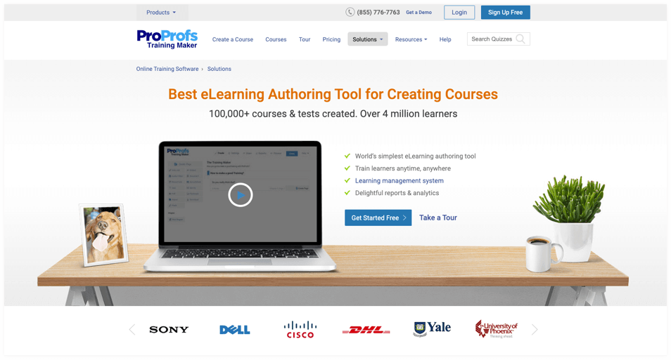 Proprofs Online Course Platform