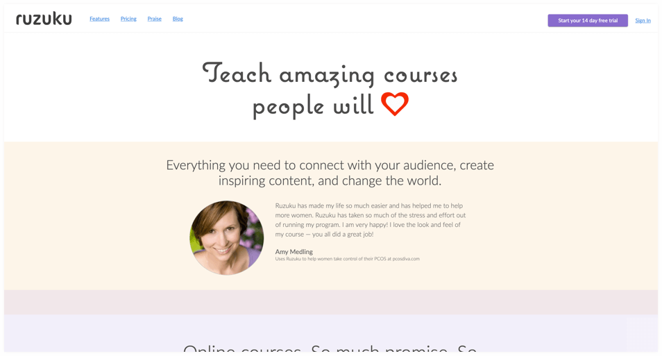 Ruzuku Online Courses