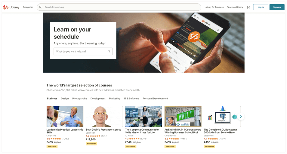 Udemy Course Platform