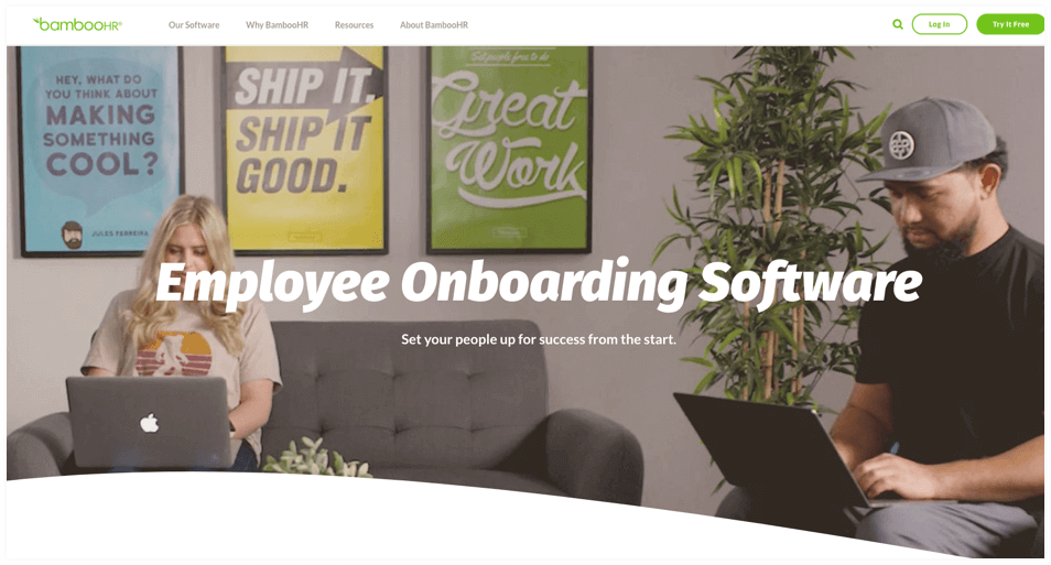 BambooHR employee onboarding software
