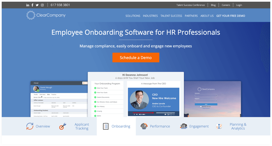 ClearCompany employee onboarding software
