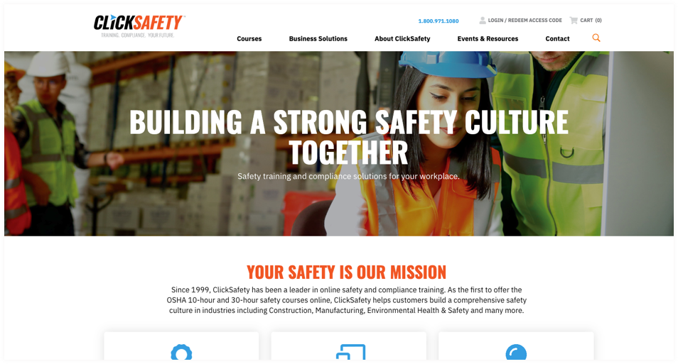 Clicksafety Online OSHA Safety Training