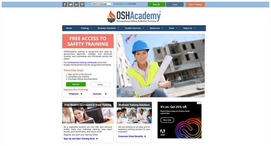 OSHAcademy: Online OSHA Training Courses