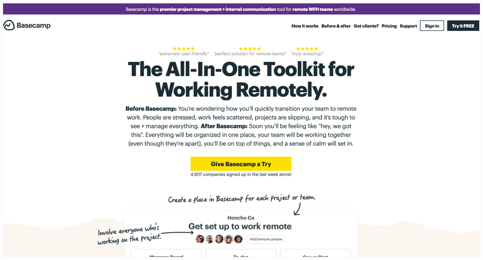 Basecamp Collaboration Tool for Employee Training