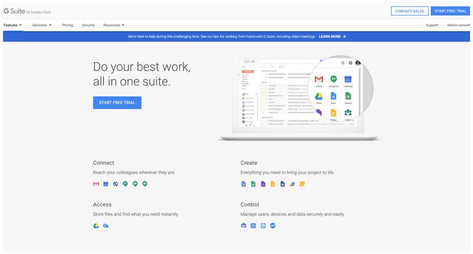 G-suite Collaboration Software