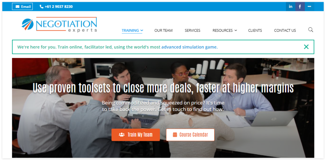 Sales Negotiation Training Course by Negotiation Experts