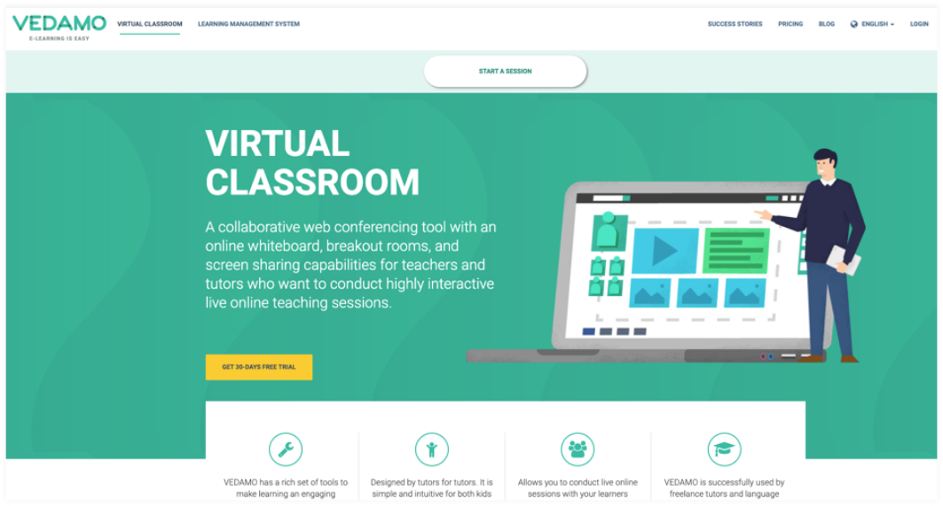 Virtual Classroom LMS Platform