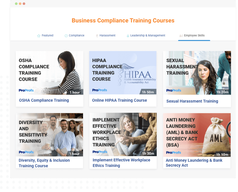 Compliance Training Courses