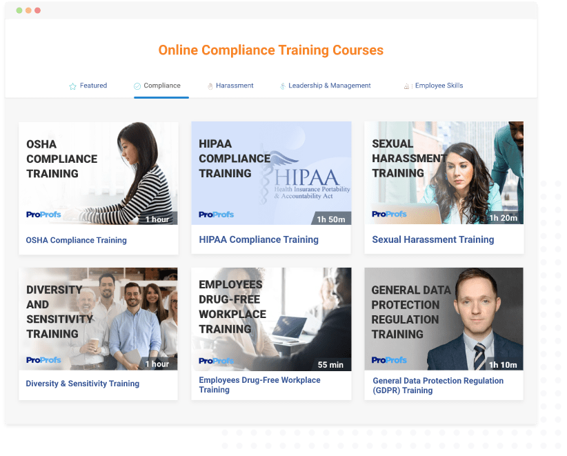Compliance Training Courses